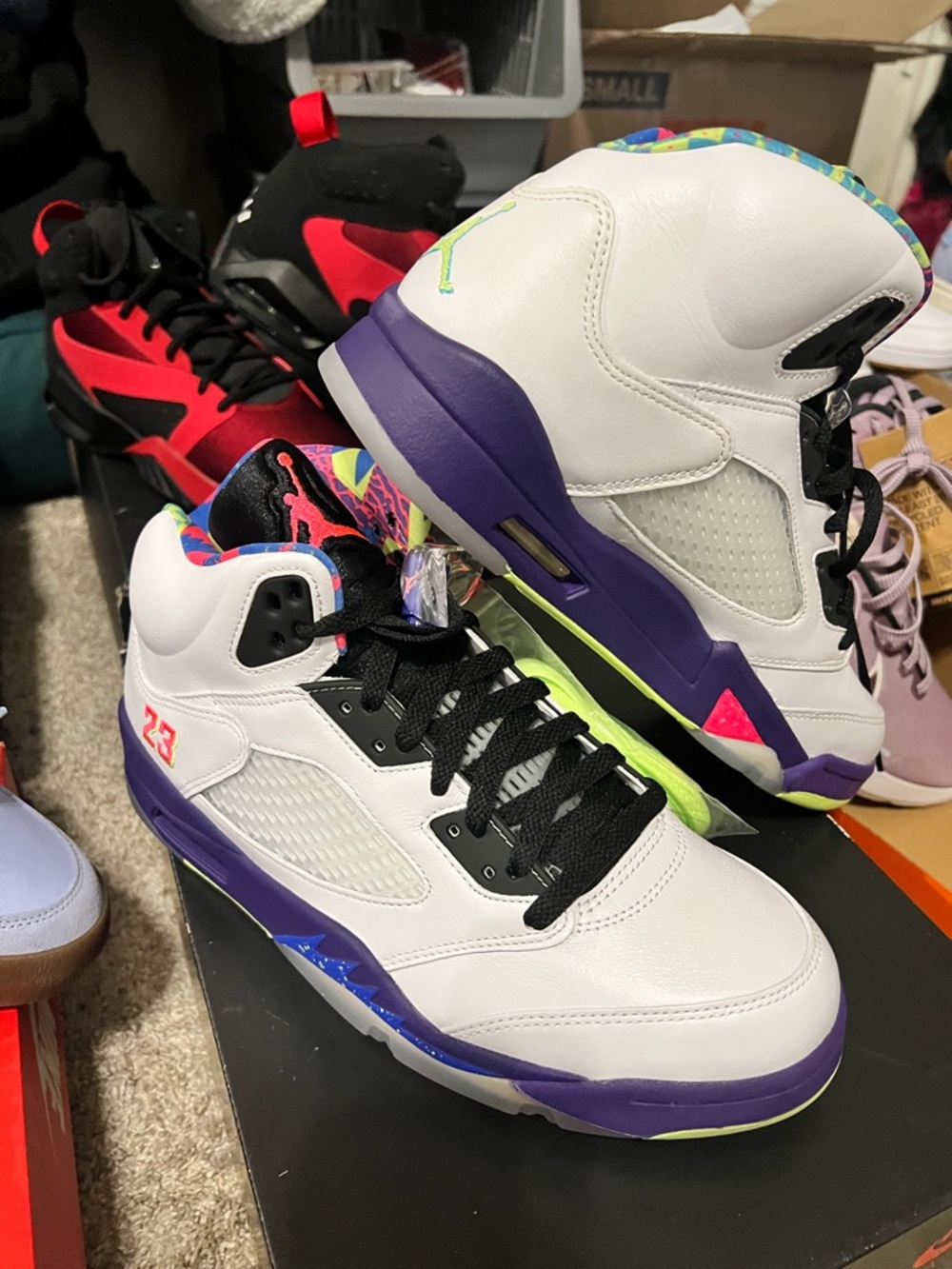 Jordan Air Jordan 5 Retro Alternate Bel-Air 2020 White Multicolor DB3335-100 Hi…